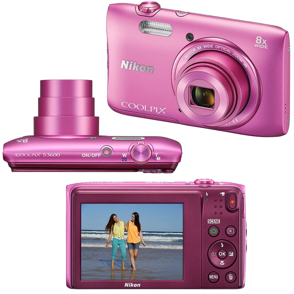 Nikon Coolpix S3600 20 1 Mp Digital Camera With 8x | Desertcart INDIA